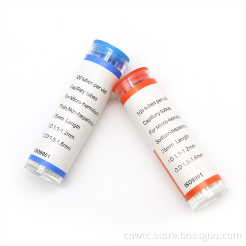 Blue and Red Micro Haematocrit Capillary Blood Tubes: The Essential Tools in Medical Testing